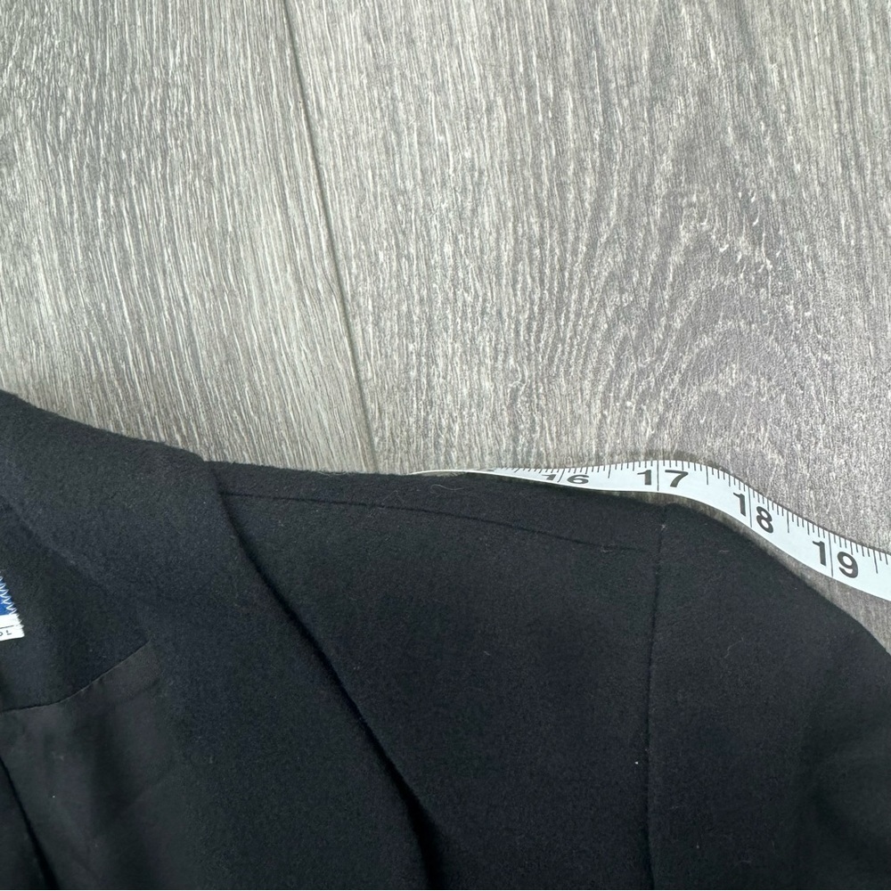 Pendleton Black Single-Button 100% Wool Blazer Size 10P Petite - Picture 10 of 10